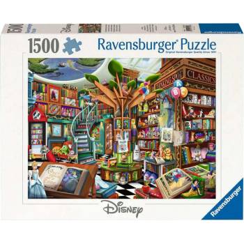 Ravensburger Пъзел Ravensburger от 1500 части - Вълшебната книжарница на Дисни (120015826)