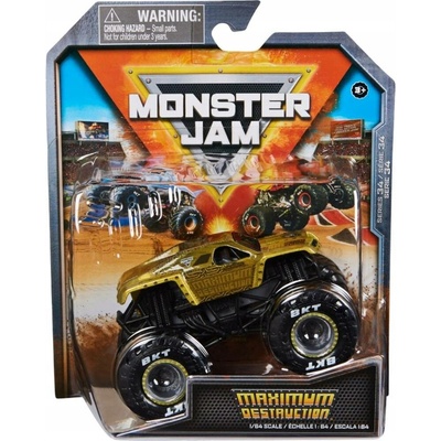SPIN MASTER MONSTER JAM TERÉNNÍ AUTO SÉRIE 34 MAXIMUM DESTRUCTION 1:64