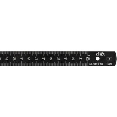 KINEX K-MET Měřítko ocelové ohebné-inox black coat 500x15x0,5mm ec i 1017-02-050
