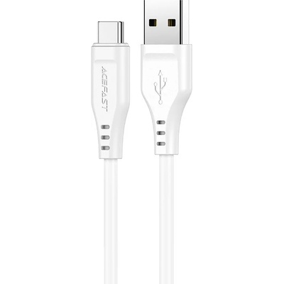 ACEFAST Кабел за пренос на данни от USB към USB Type C Acefast, 1.2m, 3A, Бял (C3-04-A-C white)