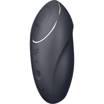 Satisfyer Tap & Climax 1 - 2в1 клиторен вибратор (черен)