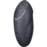 Satisfyer Tap & Climax 1 - вибратор за клитора 2 в 1 - черен