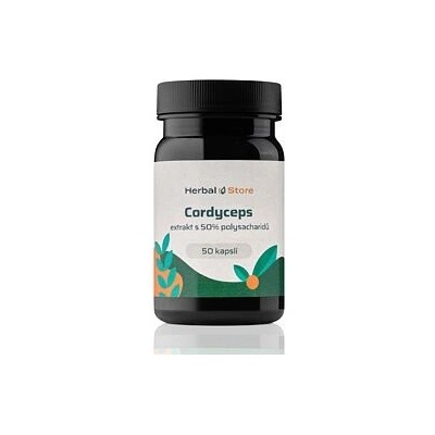Cordyceps kapsle extrakt s 50% polysacharidů 50 kapslí