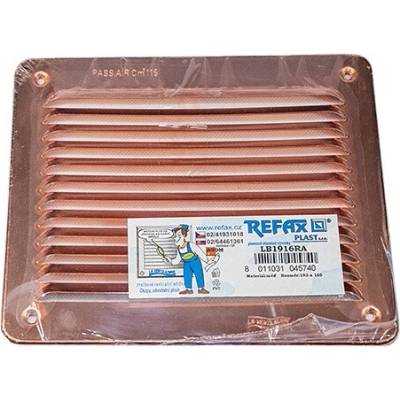 Refax plast s.r.o. Mřížka ventilační kovová měděná 193 x 165 mm