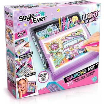 Canal Toys Творчески комплект 3 в 1 Canal Toys - Студио за диамантено изкуство (CTOFG300)