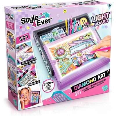 Canal Toys Творчески комплект 3 в 1 Canal Toys - Студио за диамантено изкуство (CTOFG300)