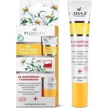FlosLek Pharma Eye Care gél na očné okolie s očiankou a harmančekom 15 ml