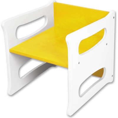 Hajdalánek Dětská židle TETRA 3v1 bílá střed: žlutá