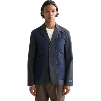 Scotch & Soda Сако Scotch & soda Colourblock Lightly Padded Mixed Fabrics blazer - Blue / Grey (Grey)
