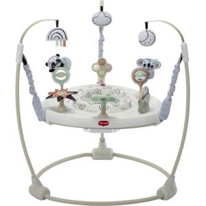 Tiny Love Активен център за игра и бънджи Tiny Love 4-in-1 Jump&Play Black&White Decor, 6м+ (Jump&Play)