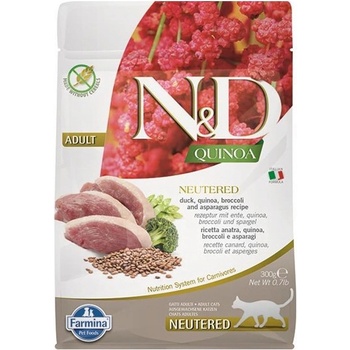 N&D cat QUINOA adult neutered duck broccoli&asparagus 5 kg