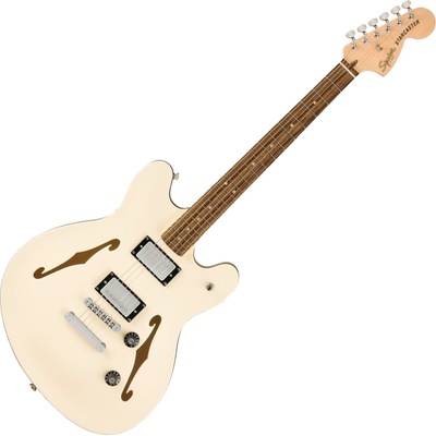 Squier Affinity Series Starcaster Deluxe LRL Olympic White Джаз китара
