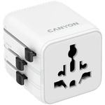 CANYON Travel Adapter OnTour One EU/UK/US/AUS White (CNS-TA1005W)