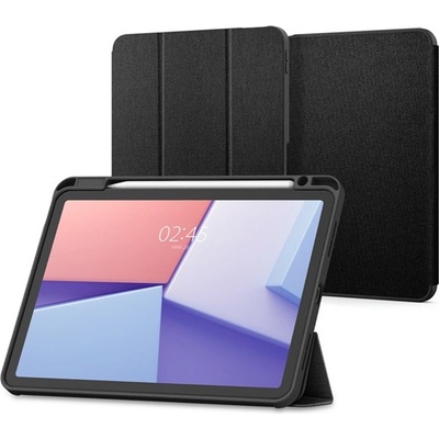 Spigen IPAD Air 11 (2026) / Air 11 (2025) / Air 2020 SPIGEN URBAN FIT калъф с ФЛИП, текстилна шарка, ЧЕРЕН ACS07754 (ACS07754)