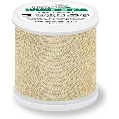 Vyšívací nit Madeira Metallic Soft 40 (200m) barva 422 gold dust