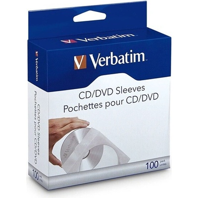 Verbatim 49976, 100 ks/balení, papírové obaly na CD