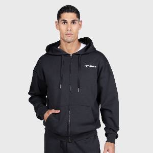 GymBeam Суичър с цип Relay Black L