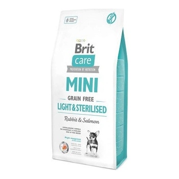 Brit Care Mini Dog Light & Sterilised Rabbit & Salmon 7 kg