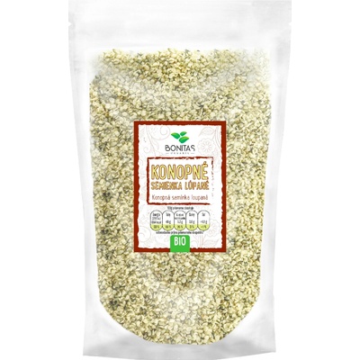 Bonitas Bio konopné semienka lúpané 1kg