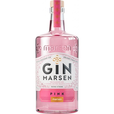 Marsen Gin Pink 38% 0,7 l (čistá fľaša)
