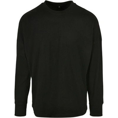 Build Your Brand pánske tričko s dlhým rukávom BY198 black
