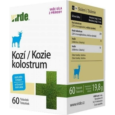 Virde Kozí Kolostrum 60 tobolek