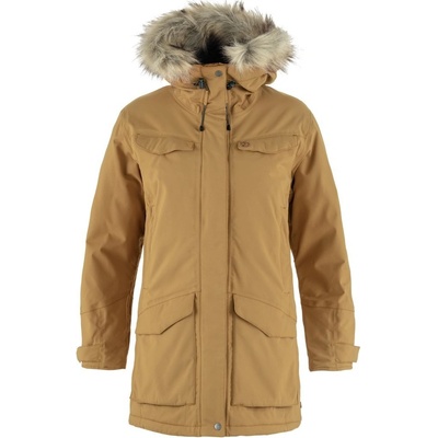 FJÄLLRÄVEN Nuuk Parka W Buckwheat Brown