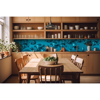 DIMEX ART s. r. o Фототапет за кухня - капки вода 420 x 60 см