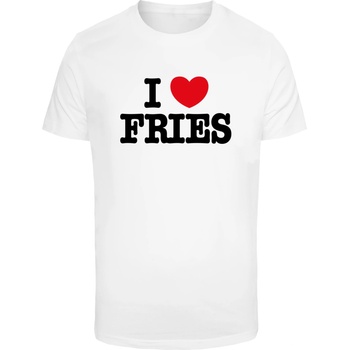 Mister Tee Тениска Love Fries Tee white XXLUB-MT3307-00220 - Тъмносив, размер M