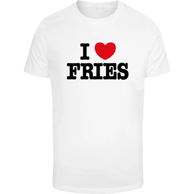 Mister Tee Тениска Love Fries Tee white XXLUB-MT3307-00220 - Тъмносив, размер M