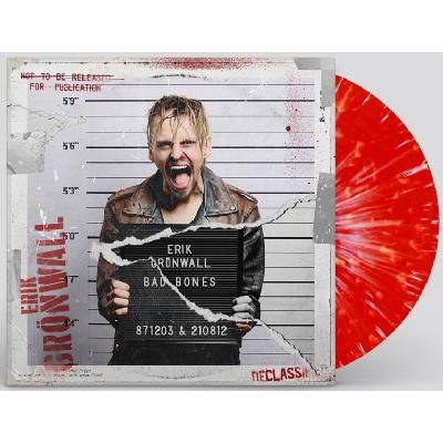 Erik Grönwall - Bad Bones (Red/Yellow Splatter Coloured) (LP) (0761742570199)