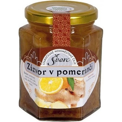Švorc Pečený čaj Zázvor v pomaranči sklo 275 ml