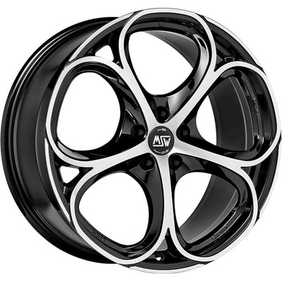 MSW 82 9x18 5x110 ET34 gloss black polished