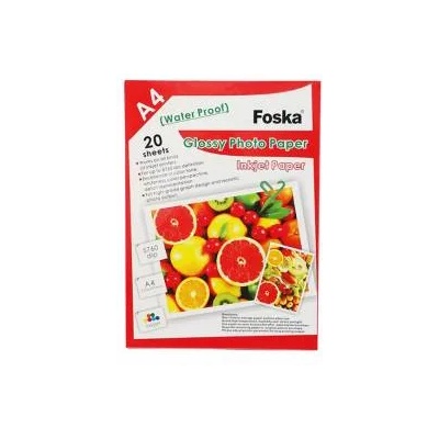 Foska Фото хартия Foska, A4, 230 g/m2, гланц, 20 листа, office1_1515100013