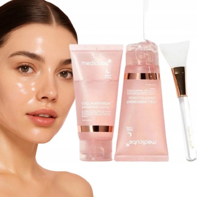 MEDICUBE - COLLAGEN NIGHT WRAPPING MASK - Kolagenová noční slupovací maska 75 ml – Zboží Dáma