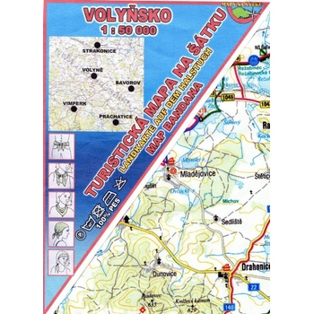 Excart Maps Volyňsko - mapa na šátku