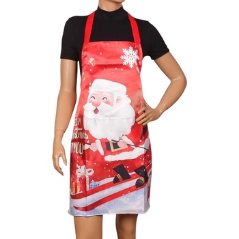 Коледен комплект готварска престилка с ръкохватка и ръкавица