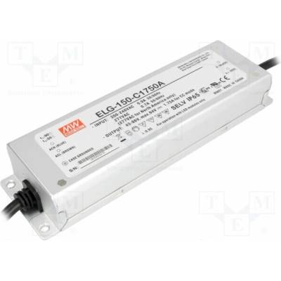 MEAN WELL ELG-150-C1750A Napájecí zdroj: spínaný; LED; 150W; 43÷86VDC; 875÷1750mA; IP65