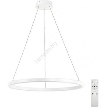 Top Light - LED Димируем пендел LED/30W/230V бял + дистанционно управление (TP1731)