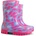 Demar twister print 0036c / Детски гумени ботуши - розови 24-25 (0036c/24-25)
