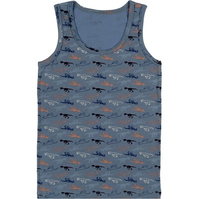 Evona chlapecký nátělník se širokými ramínky F modrá