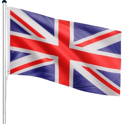 FLAGMASTER Vlajkový stožár vč. vlajky Velká Británie - 650 cm