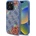 GUESS Калъф Guess 4G Flowers Print MagSafe за iPhone 16 Pro Max - син (3666339350420)