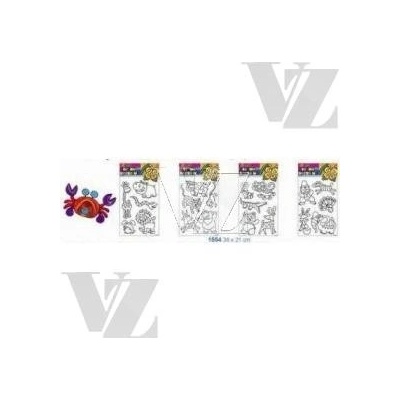 Anděl Přerov Předlohy s vyvýšenou konturou Zvířata 1582 37x21cm