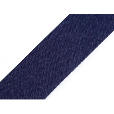 Šikmý proužek 40mm - modrá