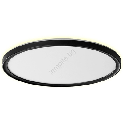 PREZENT 27317 -LED Таванно осветително тяло за баня CORDIA LED/30W/230V IP54 Ø 50 cm черно (27317)