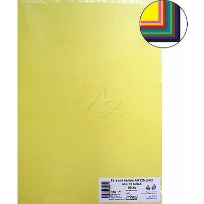 Notes výkresy A3 225g/50ks, Mix 5x10barev