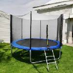 Ucamp БАТУТ ТРАМПЛИН Ф244x205cm С ВЪНШНА МРЕЖА ucamp hd-8527 (8939973099150)