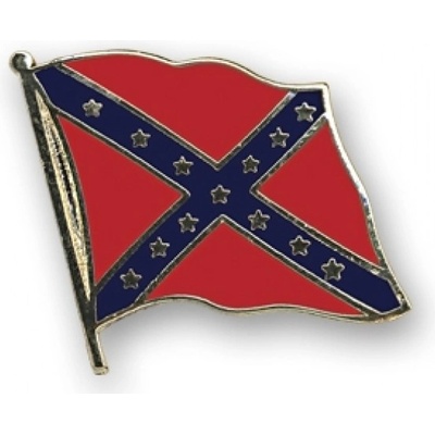 Odznak (pins) 20mm vlajka Južanská (vlajka Konfederácie) - farebný