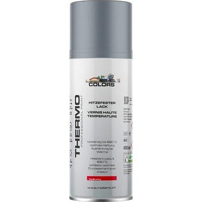 Colors Thermo žiaruvzdorná farba v spreji 400 ml strieborná